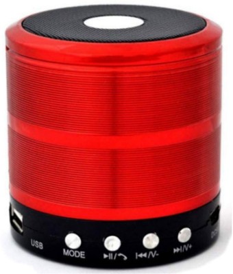 RECTITUDE Ws-887 Wireless Portable Bluetooth Outdoor Speaker Digital Dynamic Super Bass Sound Multimedia Mobile Speaker for Home/Car/Laptop 10 W Bluetooth Speaker(Red, 4.1 Channel)