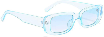 Dervin Rectangular Sunglasses(For Women, Blue)