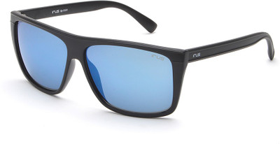 IRUS Rectangular Sunglasses(For Men, Blue)