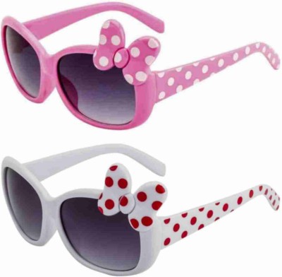 Sundry Butterfly Sunglasses(For Girls, Black)