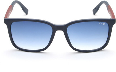 IRUS Rectangular Sunglasses(For Men, Blue)