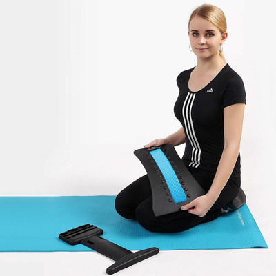 CARDIORAMA IXI®-NH-935-Magic Back Stretcher Spinal Pain Remover Back / Lumbar Support(Black, Blue)