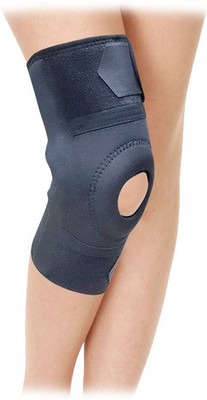 COIF Open Patella Brace without Hinge Knee Support (Free Size, Black) Knee Support Knee Support(Black)