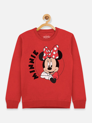 kidsville Full Sleeve Graphic Print Girls Sweatshirt