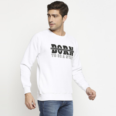 LAWMAN Full Sleeve Solid Men Sweatshirt