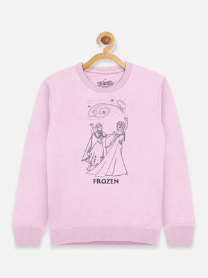 kidsville Full Sleeve Graphic Print Girls Sweatshirt