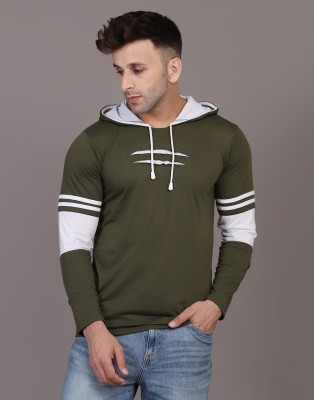 HIGHLANCETSHIRT Full Sleeve Color Block Men Sweatshirt