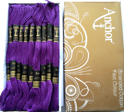ANCHOR Purple Thread(8 m Pack of25)
