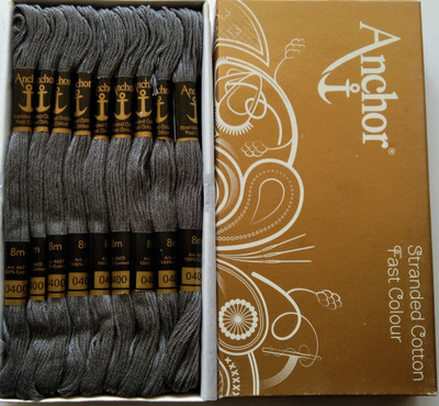 ANCHOR Grey Thread(8 m Pack of25)