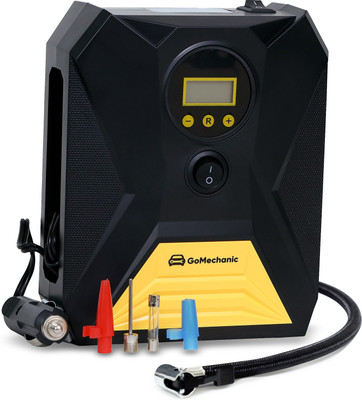 gomechanic 150 psi tyre air pump for car & bike