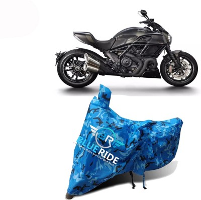 BLUERIDE Two Wheeler Cover for Ducati(Diavel, Blue)