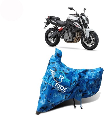 BLUERIDE Two Wheeler Cover for Benelli(TNT 600i, Blue)