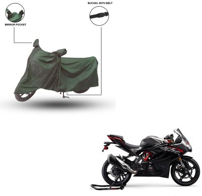 Trader's Stop Two Wheeler Cover for TVS(Apache RR 310, Green)