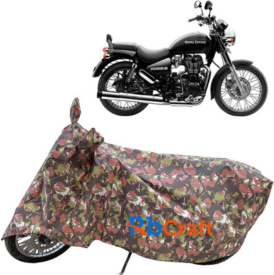 Rbcarft Waterproof Two Wheeler Cover for Royal Enfield(Thunderbird 350, Multicolor)