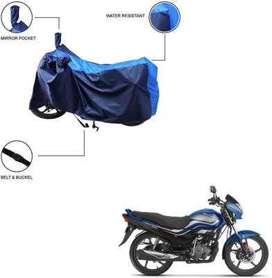Home Ark Two Wheeler Cover for Hero(Super Splendor, Blue)
