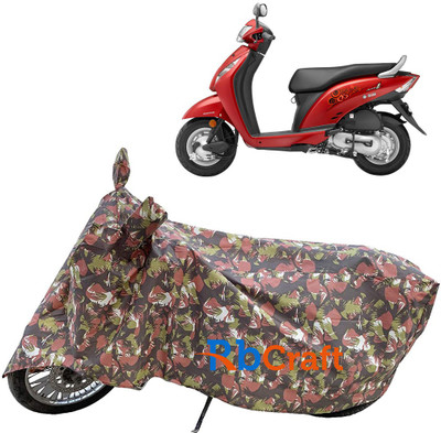 Rbcarft Waterproof Two Wheeler Cover for Honda(Activa i, Multicolor)