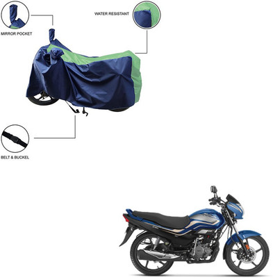 Home Ark Two Wheeler Cover for Hero(Super Splendor, Green, Blue)