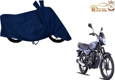 ROYALRIDE Two Wheeler Cover for Bajaj(CT100, Blue)
