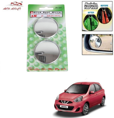 AuTO ADDiCT Manual Blind Spot Mirror For Nissan Micra(Exterior)