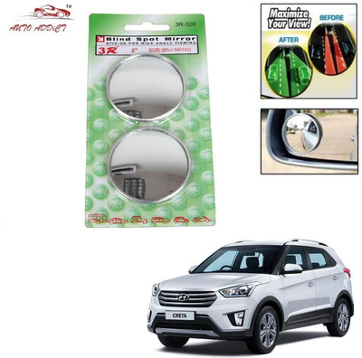 AuTO ADDiCT Manual Blind Spot Mirror For Hyundai Creta(Exterior)