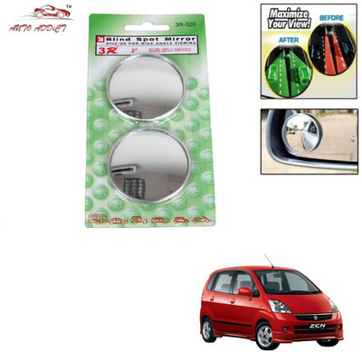 AuTO ADDiCT Manual Blind Spot Mirror For Maruti Suzuki Zen Estilo(Exterior)