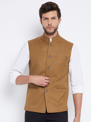 CRIMSOUNE CLUB Solid Men Waistcoat