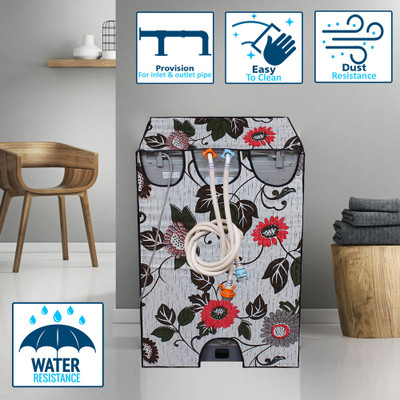 Wings Star Top Loading Washing Machine  Cover(Width: 43 cm, Multicolor)