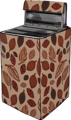 Wings Star Top Loading Washing Machine  Cover(Width: 89 cm, Beige)