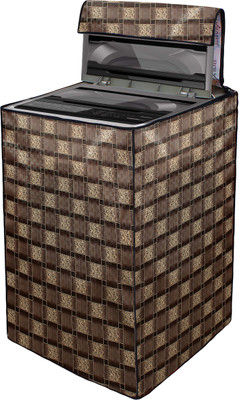Wings Star Top Loading Washing Machine  Cover(Width: 74 cm, Brown)