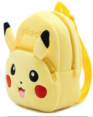 GLK ENTERPRISES Yellow Pikachu Kids BAG School Bag(Yellow, 12 L)