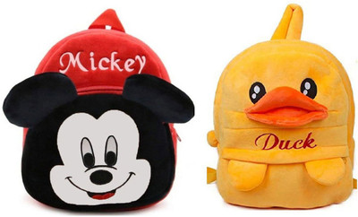7Eleven Enterprise BM-combo of 2 yellow duck, red mickey_1326 12 L Backpack(Multicolor)