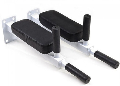 ks creations Wall mount White dip bar Dip Station(White)