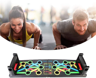 FIT4HEAL Push Up Board System For Body Building Muscle Board Multifunction Exercise Push-up Bar