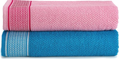 Wiselife Cotton 500 GSM Bath Towel Set(Pack of 2)