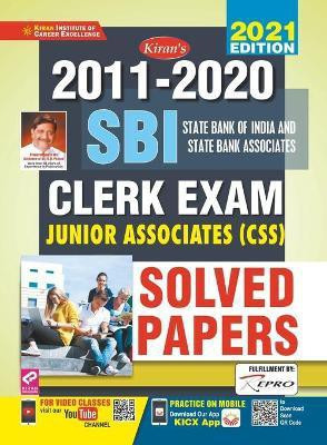 SBI & SBI Associates Clerk-Sol Papers-E-2020-21(English, Paperback, unknown)