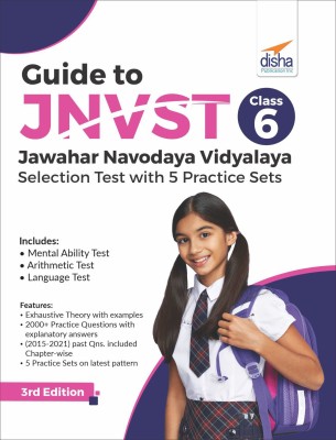 Guide to JNVST Class 6 Jawahar Navodaya Vidyalaya Selection Test with 5 Practice Sets 3rd Edition(Paperback, Disha Experts)