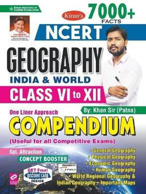 NCERT Class VI-XII Geography (E) One liner Approach Compendium (By Khan Sir)(English, Paperback, unknown)