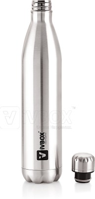 iVBOX ®BOOSTER Hot & Cold Steel Double-Wall Vacuum Thermos Flask Water Bottle 1000 ml Bottle(Pack of 1, Silver, Steel)