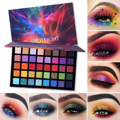 NOWGLAM UCANBE Spotlight Eyeshadow Palette Professional 40 Color Eye Shadow Matte Shimmer Makeup Pallet Highly Pigmented Colorful Powder Long Lasting Waterproof Eye Shadow 375 g(multi) NOWGLAM UCANBE Spotlight Eyeshadow Palette Professional 40 Color Eye Shadow Matte Shimmer Makeup Pallet Highly Pigmented Colorful Powder Long Lasting Waterproof Eye Shadow 375 g(multi)