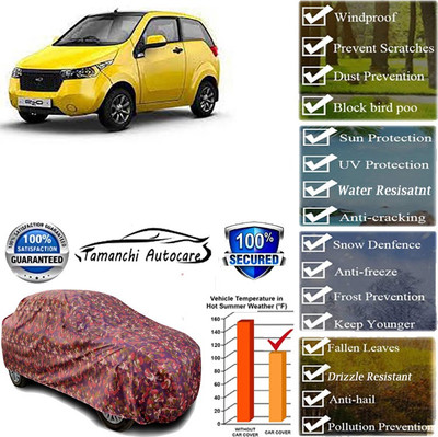 Tamanchi Autocare Car Cover For Mahindra e2o(Multicolor)