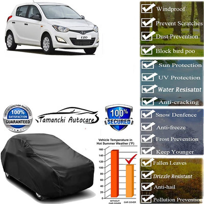 Tamanchi Autocare Car Cover For Hyundai Universal For Car(Black)