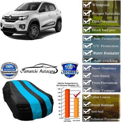 Tamanchi Autocare Car Cover For Renault Kwid(Blue, Black)