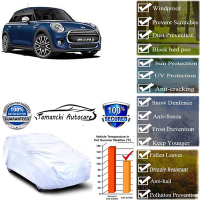 Tamanchi Autocare Car Cover For Mini Universal For Car(Silver)