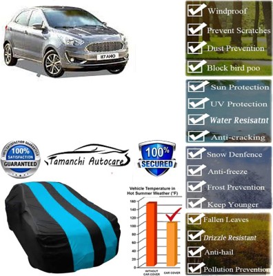 Tamanchi Autocare Car Cover For Ford Figo 1.5D Titanium Plus MT(Blue, Black)