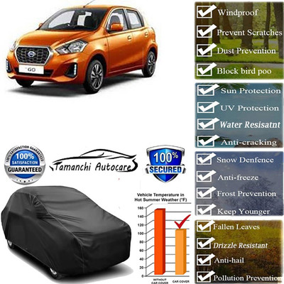 Tamanchi Autocare Car Cover For Datsun Universal For Car(Black)