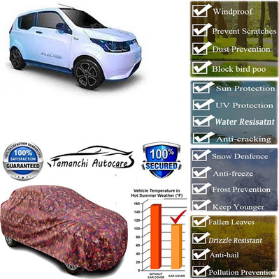 Tamanchi Autocare Car Cover For Mahindra e2o NXT(Multicolor)