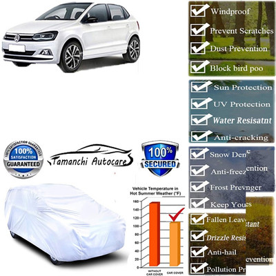 Tamanchi Autocare Car Cover For Volkswagen Polo 1.2 MPI Comfortline(Silver)