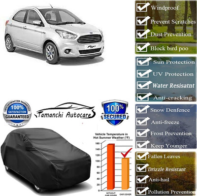 Tamanchi Autocare Car Cover For Ford Figo(Black)