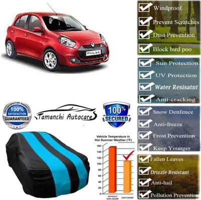 Tamanchi Autocare Car Cover For Renault Pulse(Blue, Black)