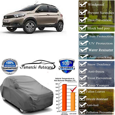 Tamanchi Autocare Car Cover For Tata Tiago NRG(Grey)